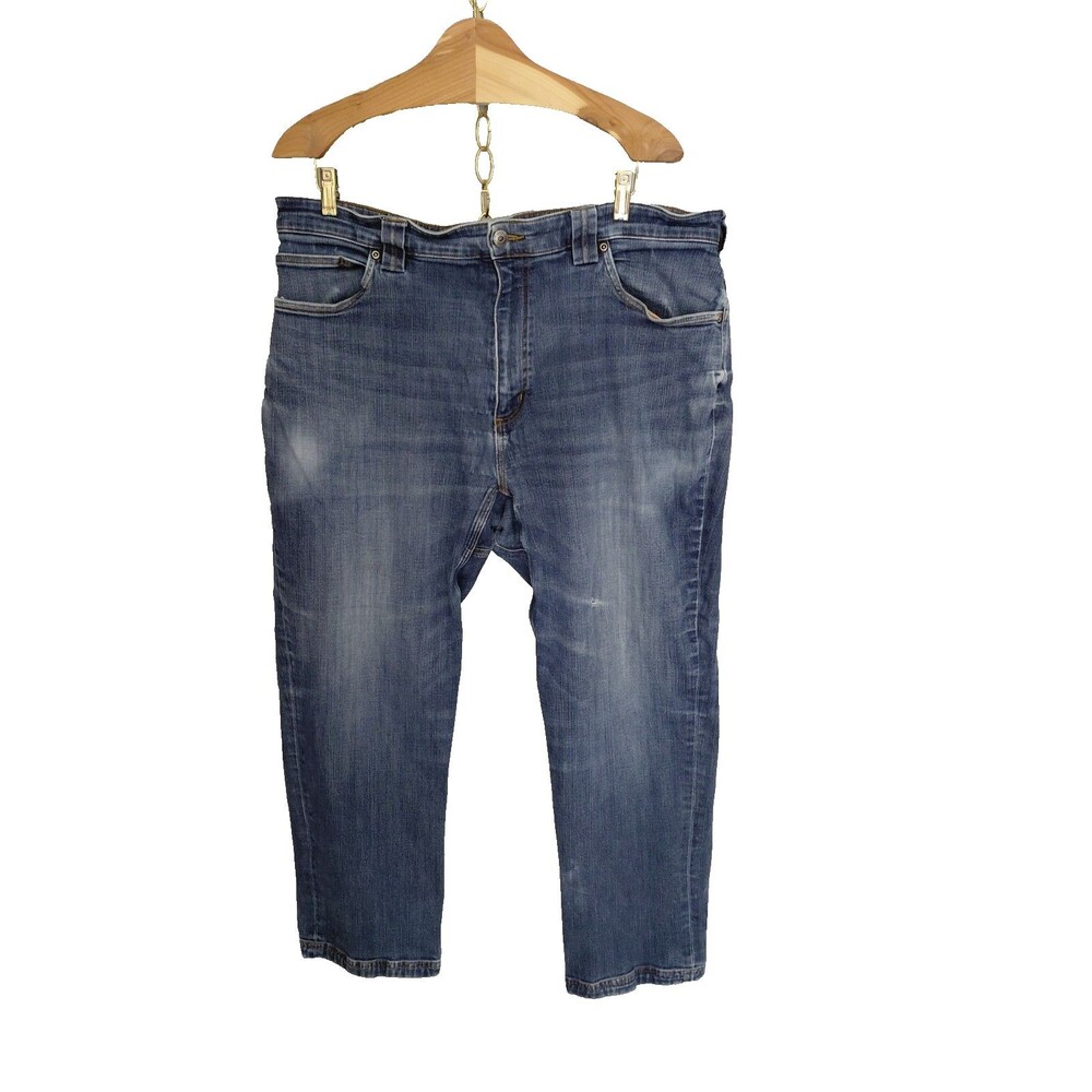 Duluth Trading Ballroom Double Flex Jeans Mens Size 40x30 Relaxed "Flaw"